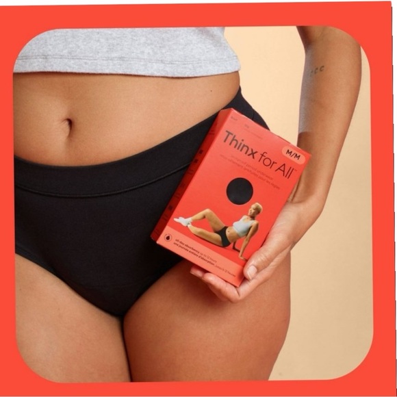 NEW &IMPROVED Thinx For All Super Absorbency Machine Washable Black Briefs M NIB - Picture 12 of 12